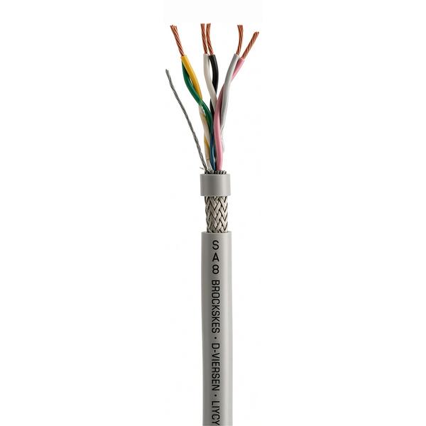 Кабель LiYCY 04X2X0,75 GR Артикул: 030523